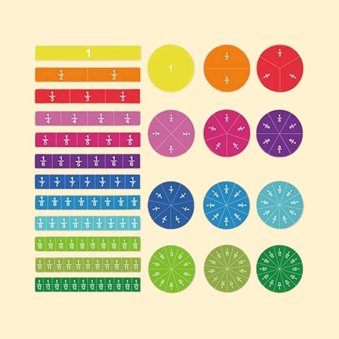 LearnFractions | Magnetisches Mathematik-Lernset