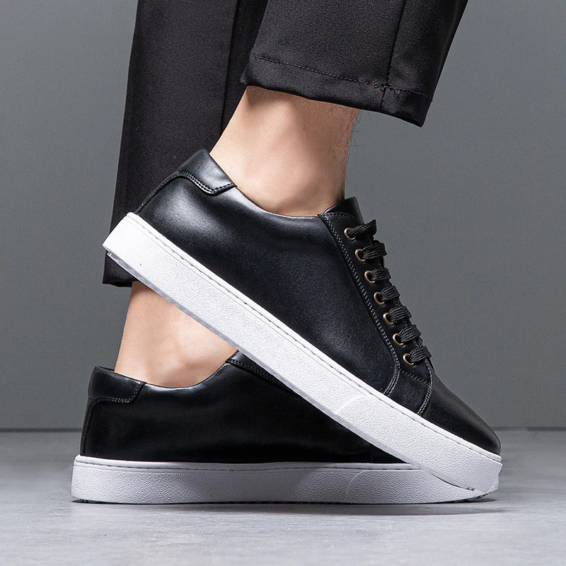 Leder Sneakers Herren - Stil & Komfort - David™
