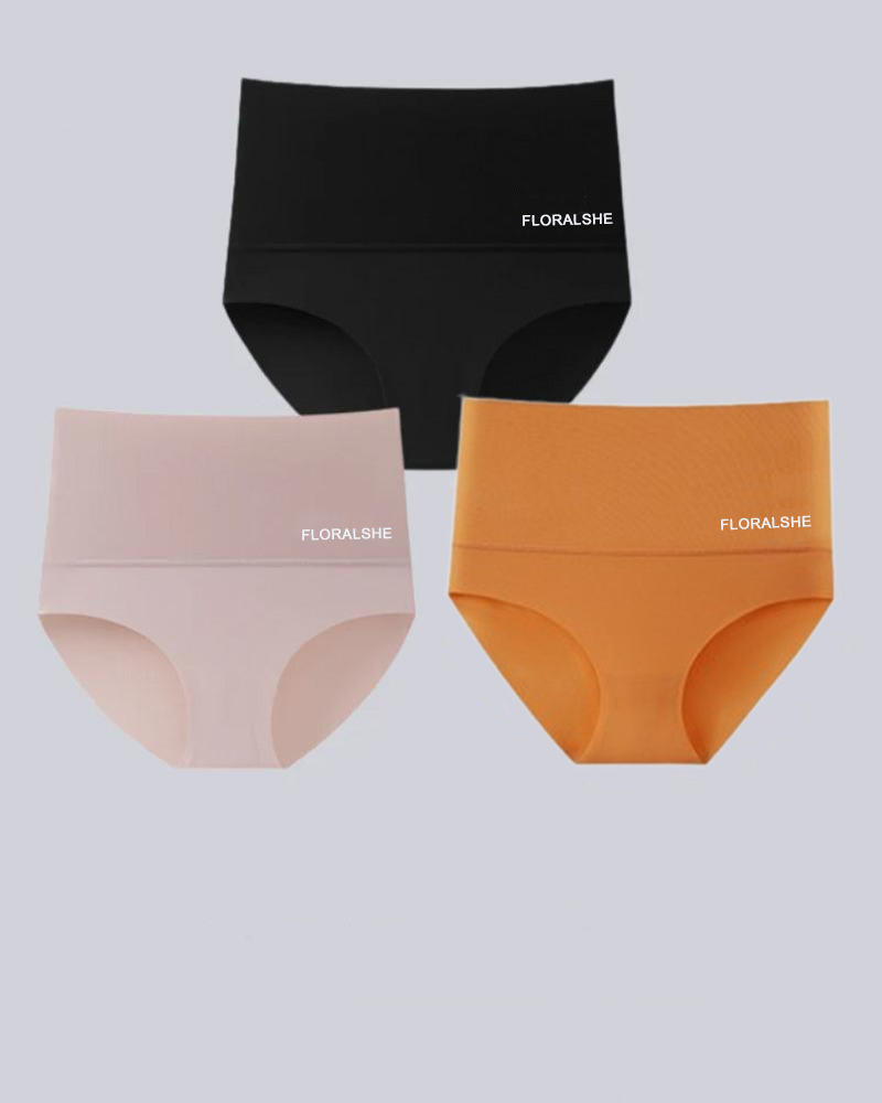 LuxeSilhouette 5er-Pack Hohe Taille Slips | Perfekte Bauchkontrolle für eine schlankere Figur