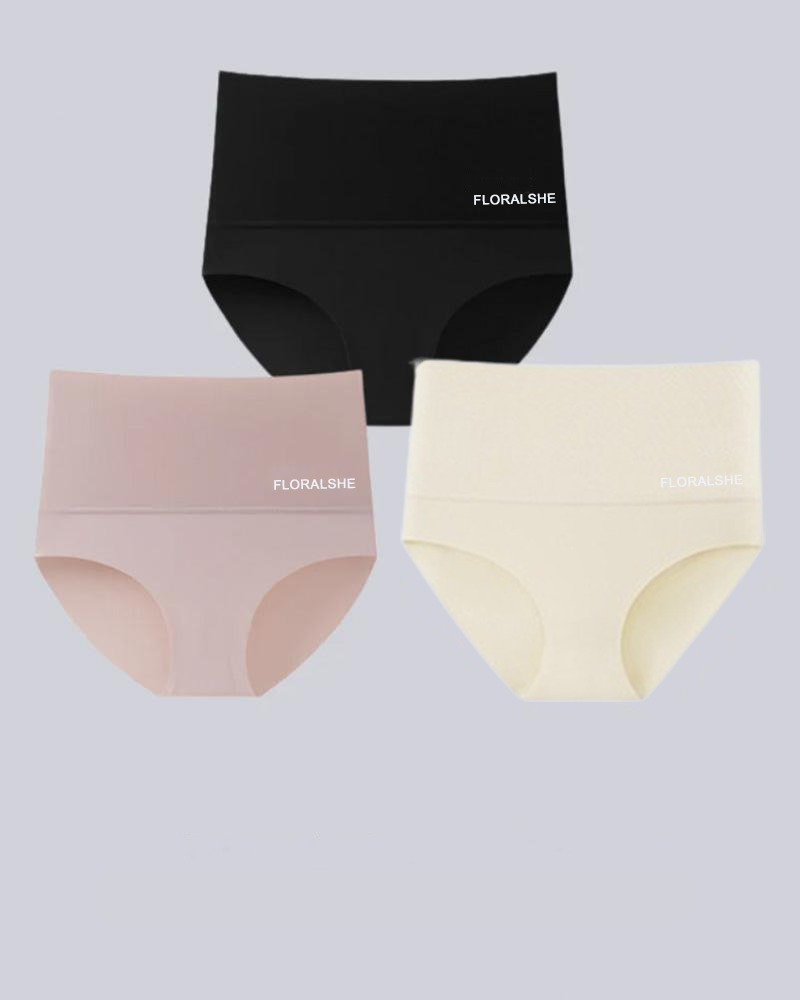 LuxeSilhouette 5er-Pack Hohe Taille Slips | Perfekte Bauchkontrolle für eine schlankere Figur