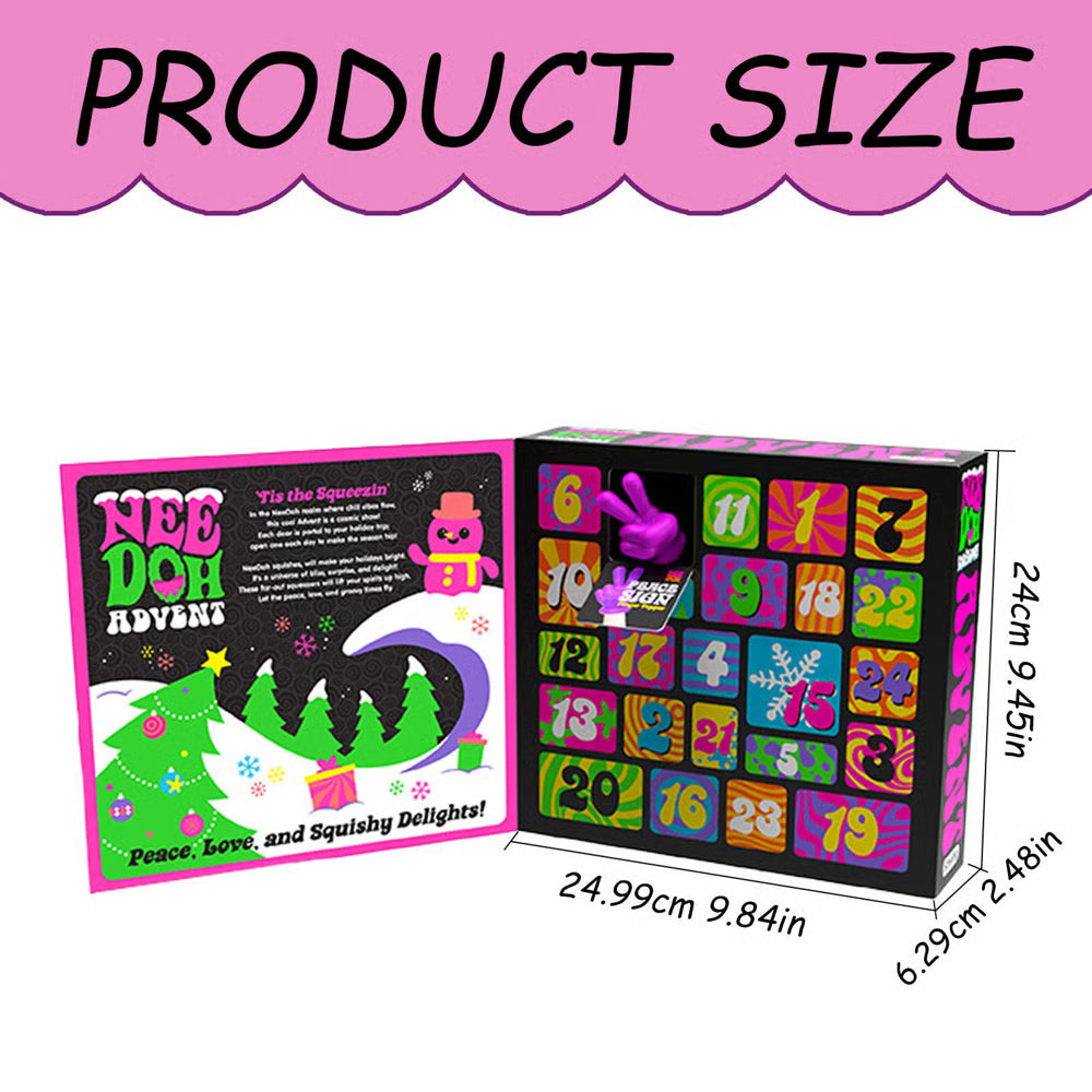 Needoh Fröhlicher Adventskalender | Spannende Weihnachtszählung für festlichen Spaß
