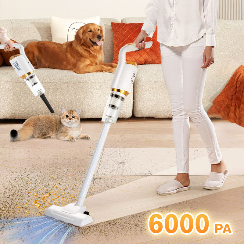 LuxiClean Elite Kabelloser Staubsauger | Leistungsstarke und vielseitige Reinigung für Zuhause und Auto