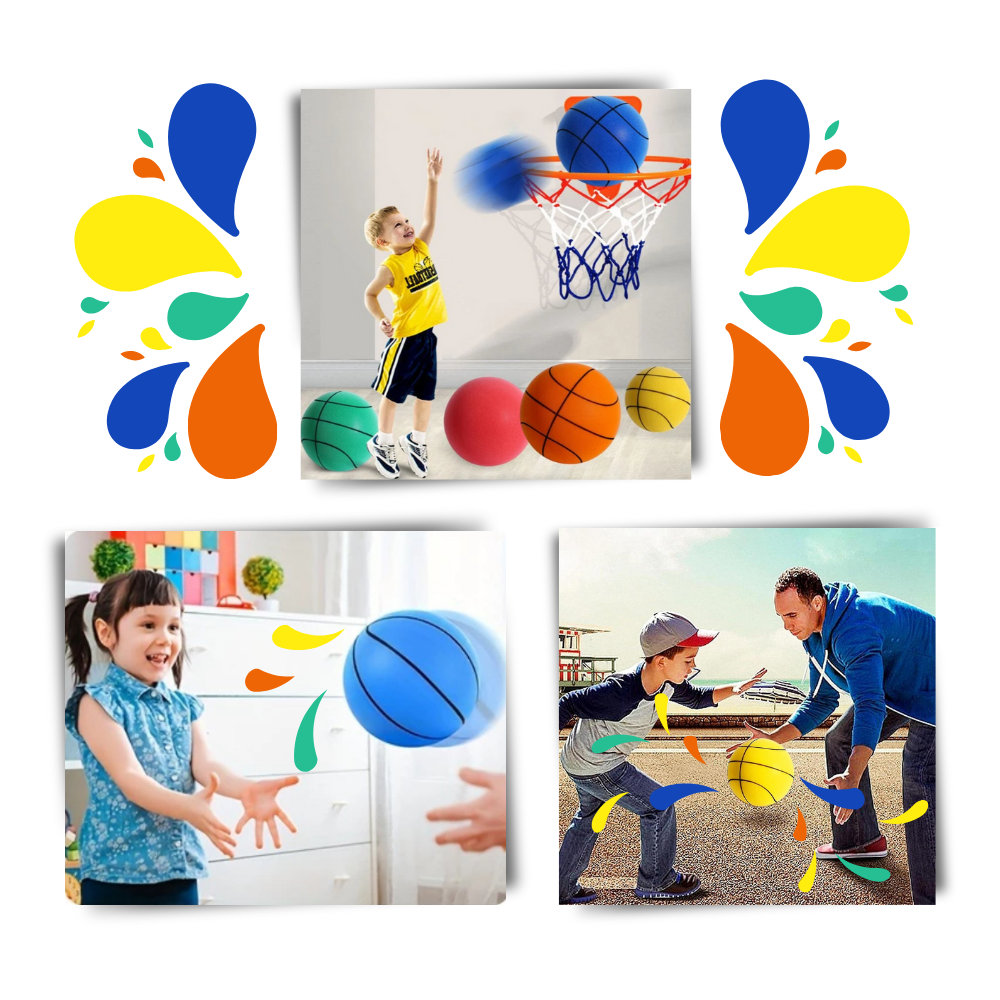 Farbiger Spaß Stille Basketball