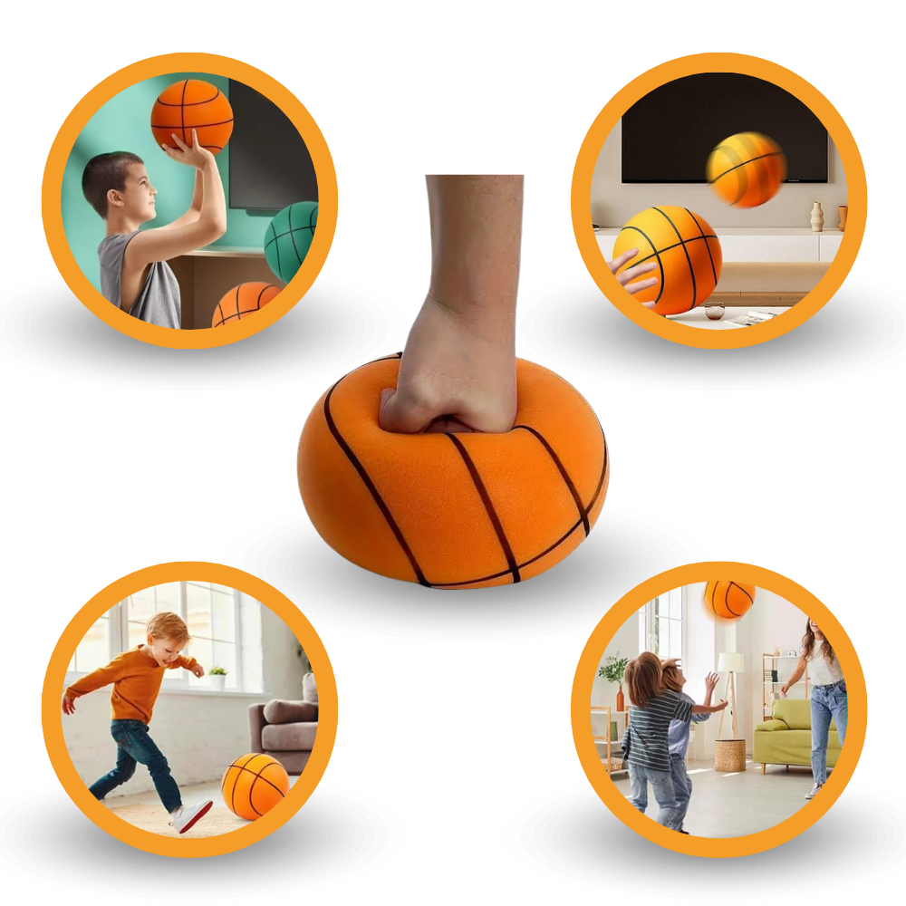 Farbiger Spaß Stille Basketball