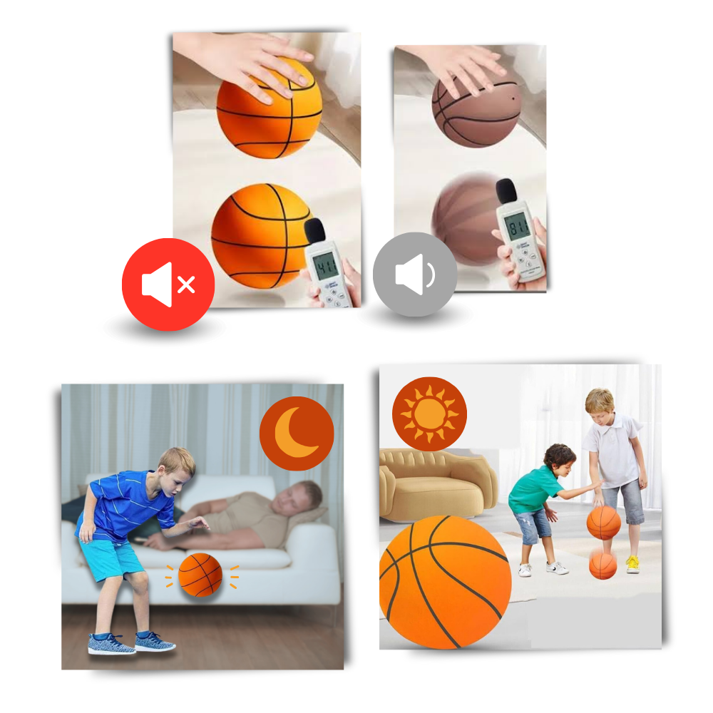 Farbiger Spaß Stille Basketball