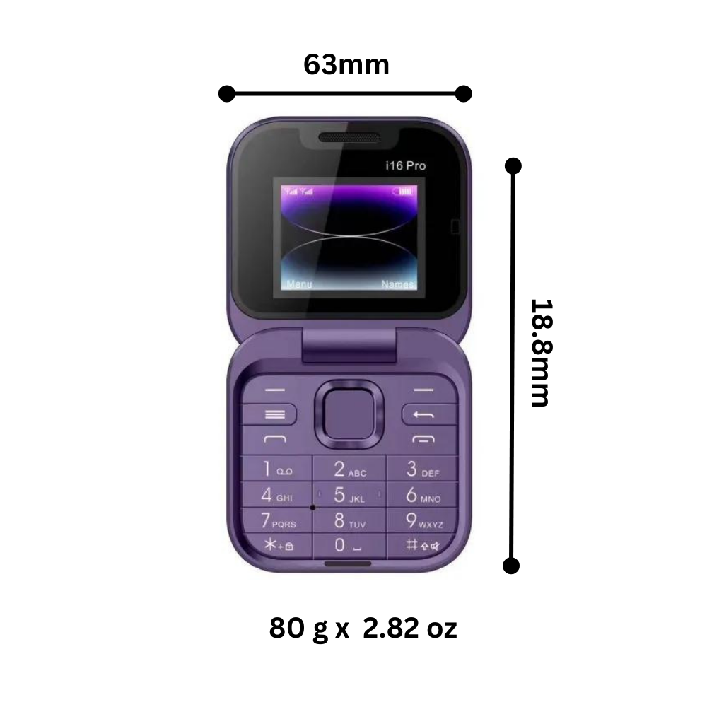Dual-SIM kleines klappbares Handy
