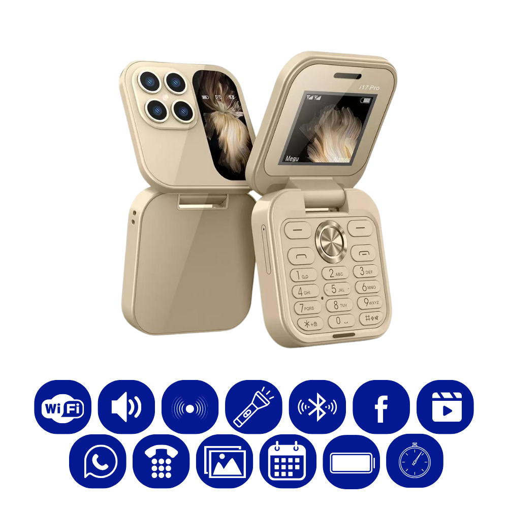 Dual-SIM kleines klappbares Handy
