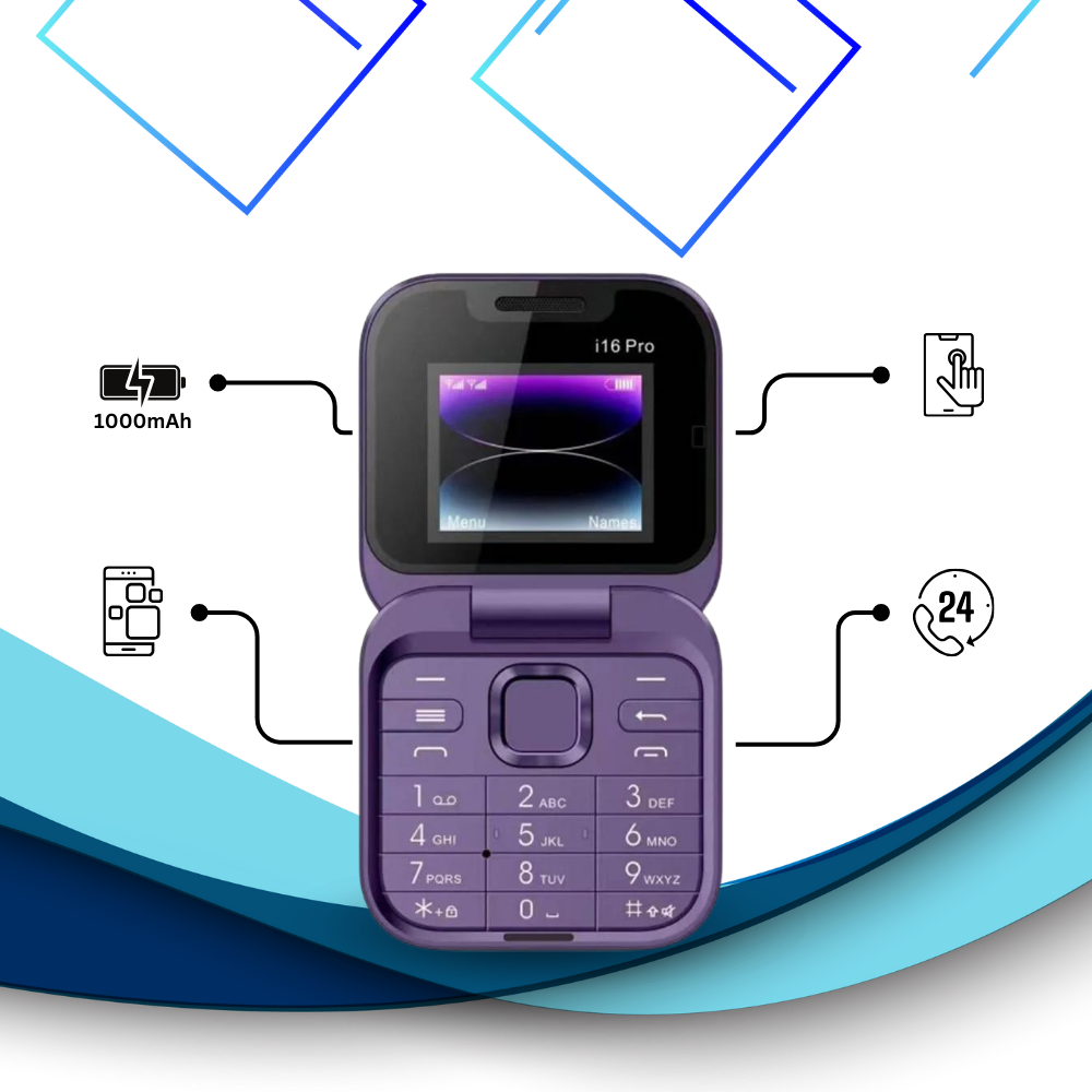 Dual-SIM kleines klappbares Handy