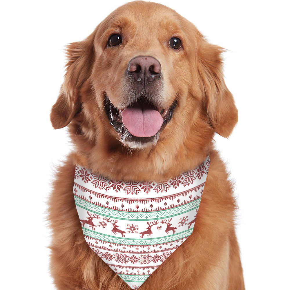 Weihnachtsreh Schneeflocke Passende Familien-Weihnachtspyjamas - Hundepyjamas enthalten