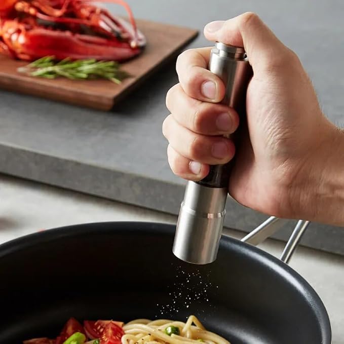 GourmetEssence Luxus Pfeffer- und Salzmühle | Elegante Mühle für perfekt gewürzte Gerichte