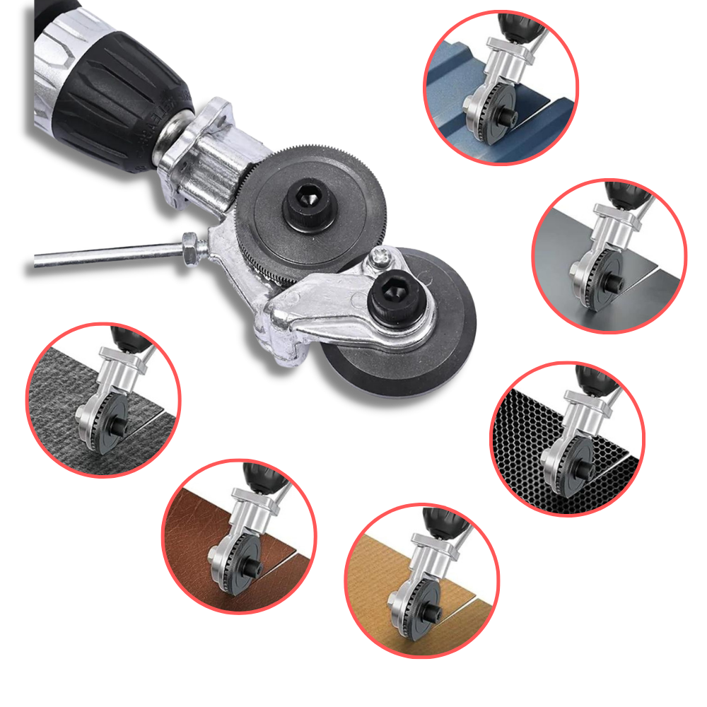 Elektrisches Bohrplatten-Schneider-Set