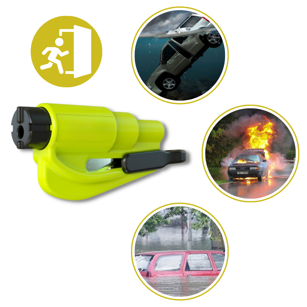 Wesentliches 2-in-1 Auto-Brecher-Werkzeug