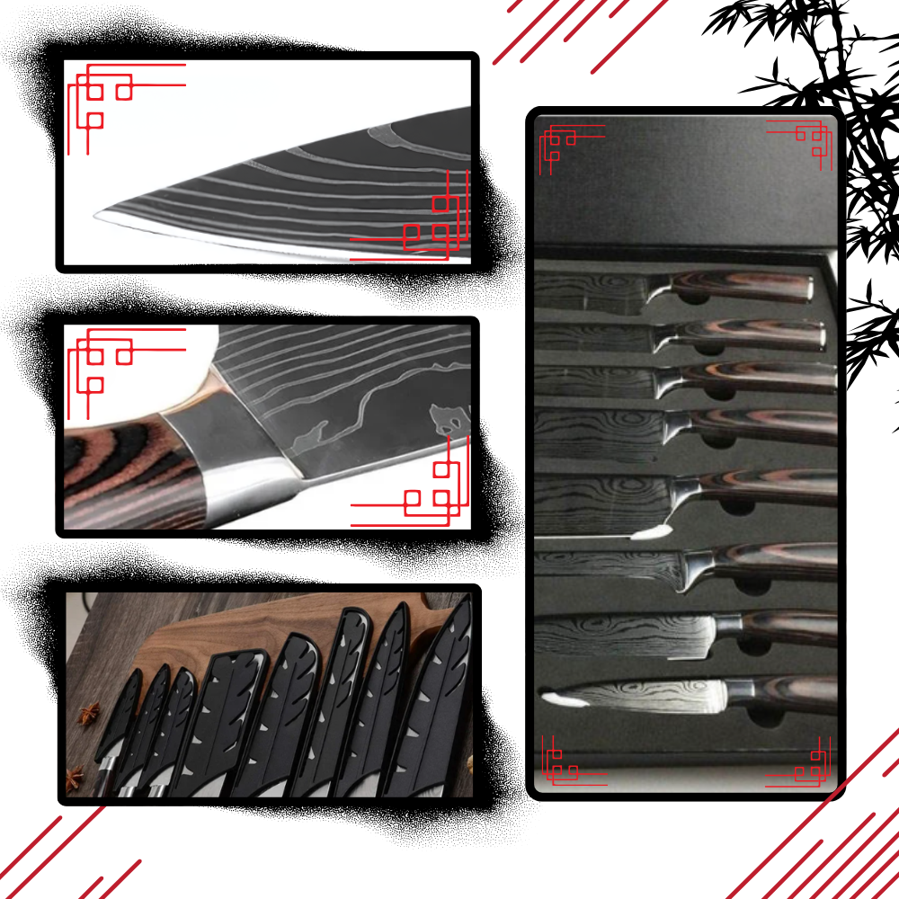 Pakka Holz Japanisches Messer