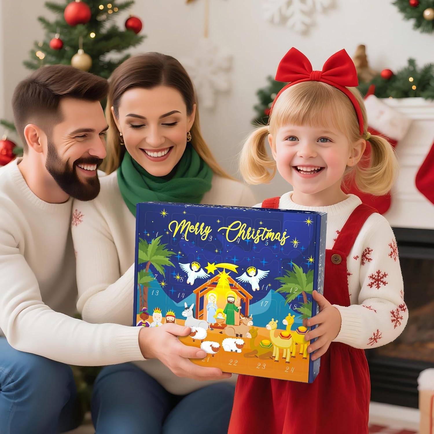 FaithfulJoy Adventskalender Set | Ein kreativ Kalender mit Blumen