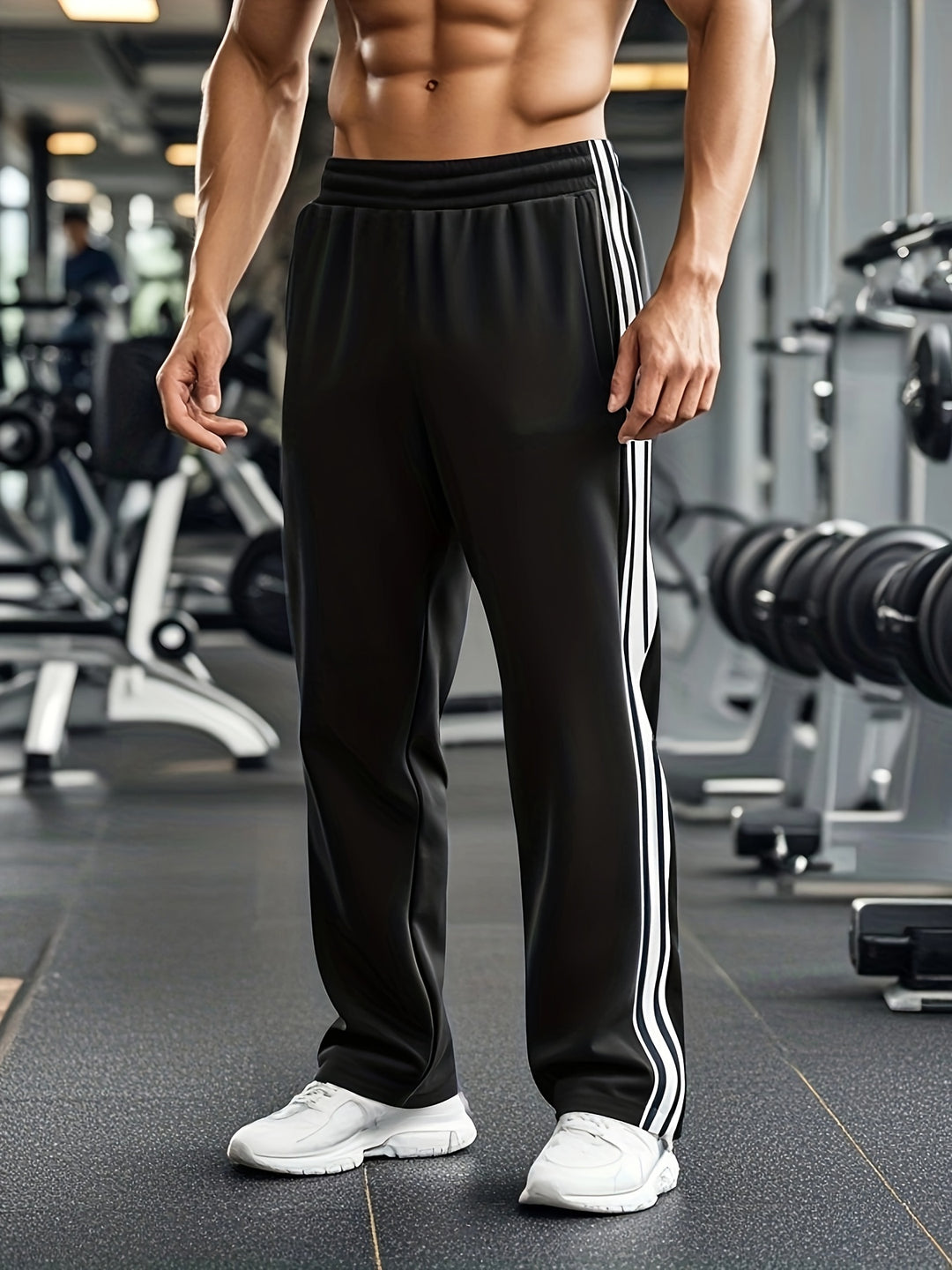Herren Sporthose FlexRun – Atmungsaktives Trainingsmodell mit Kordelzug in der Taille