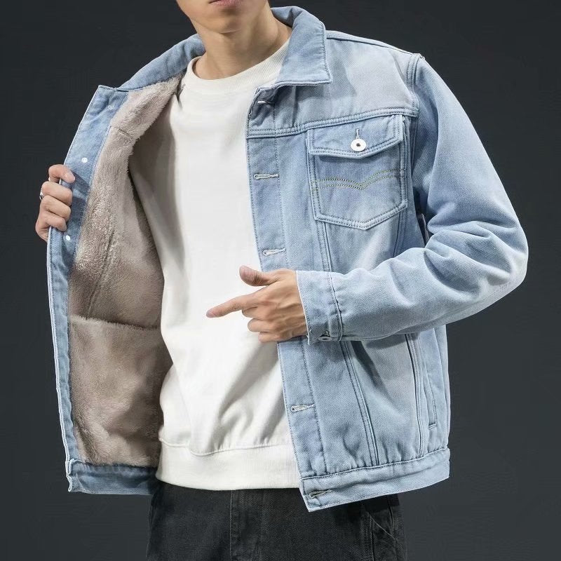 Denim Herrenjacke – Hochwertige Jeansjacke mit zeitlosem Streetwear-Look