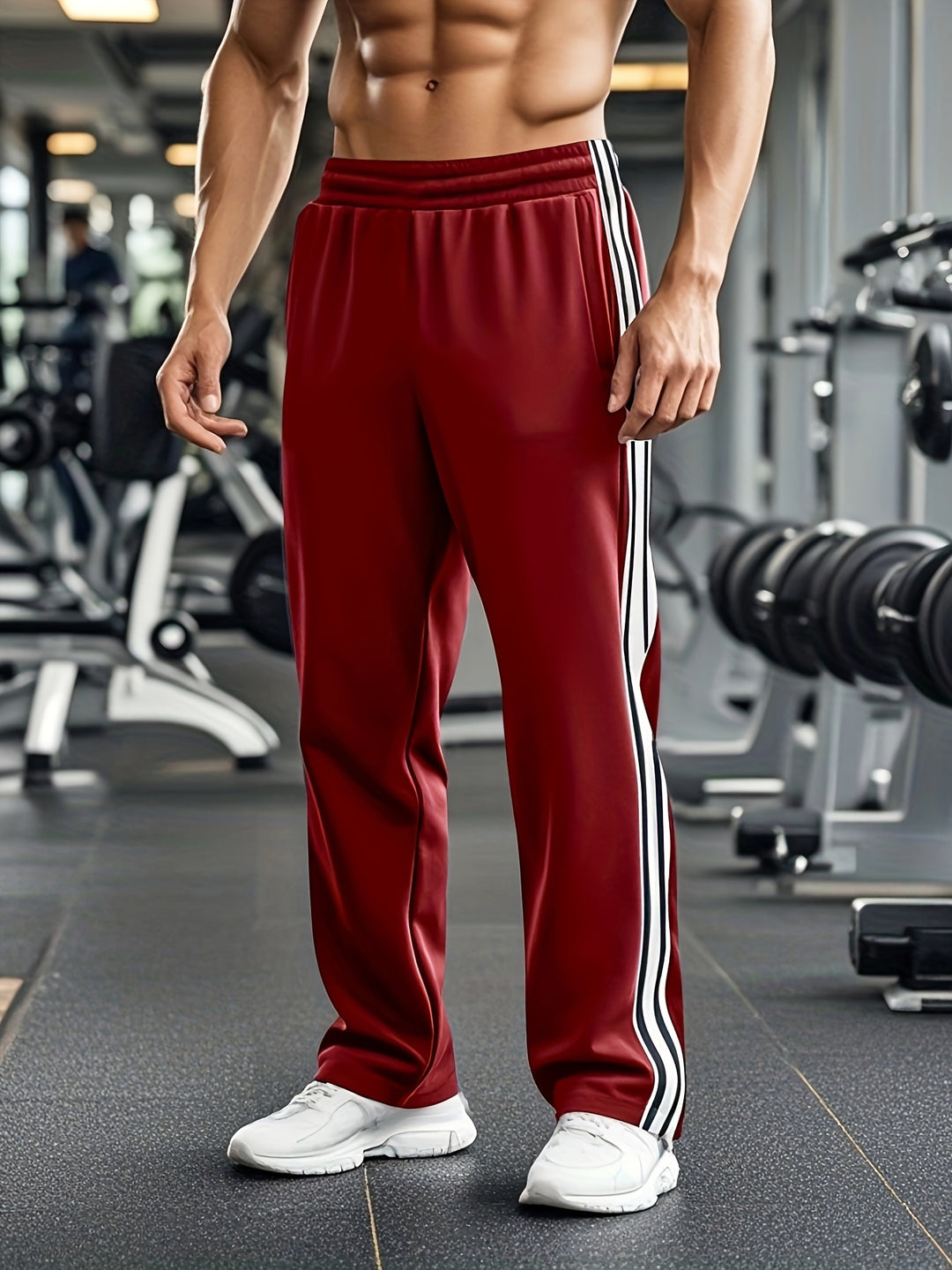 Herren Sporthose FlexRun – Atmungsaktives Trainingsmodell mit Kordelzug in der Taille