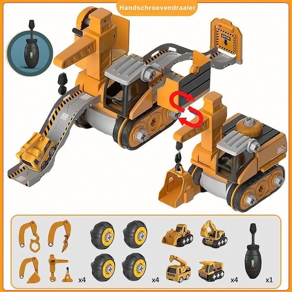 Bagger Abenteuer | Bildungsbau Spielzeug für junge Ingenieure