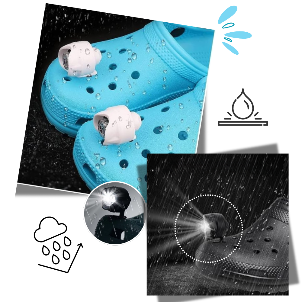 Hände-frei Wasserdichte Crocs Licht