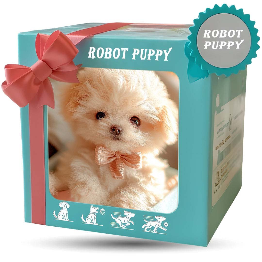 CuddlePup Smart Roboterwelpe hund | Perfektes Geschenk für Kinder & Senioren