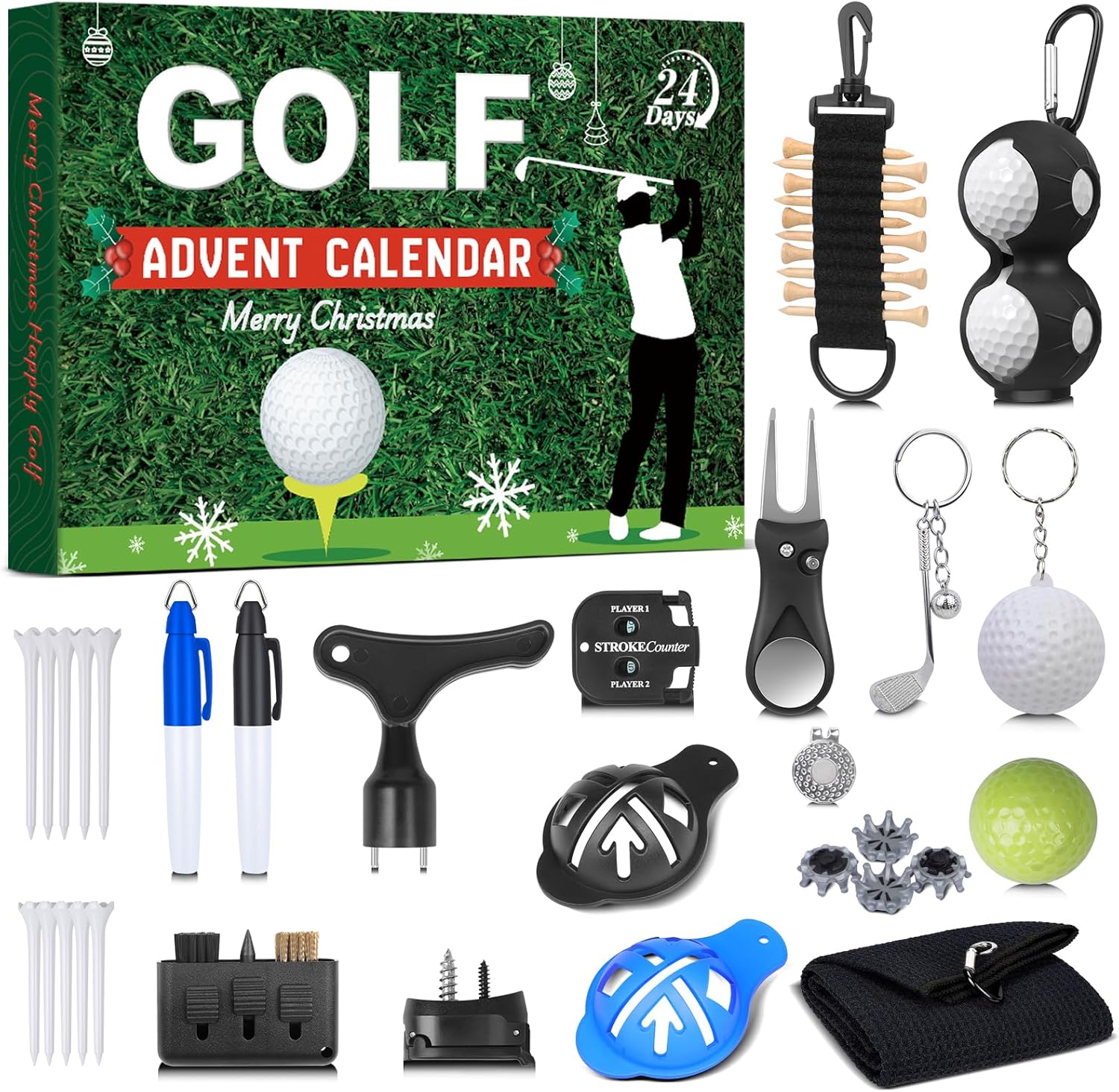 Golfify | Puttmas Golf Adventskalender Fröhliche Feiertage Countdown