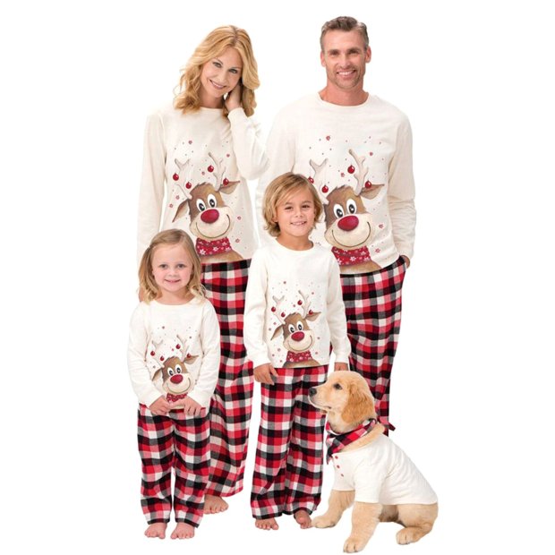Klassen Rentier Matching Familie Weihnachten Pyjamas