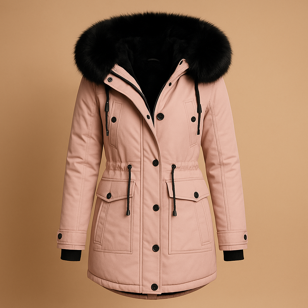 Yaraline Lange Winterjacke für Damen – Wasserdicht und Warm