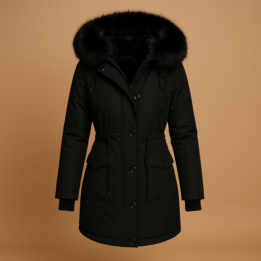 Yaraline Lange Winterjacke für Damen – Wasserdicht und Warm