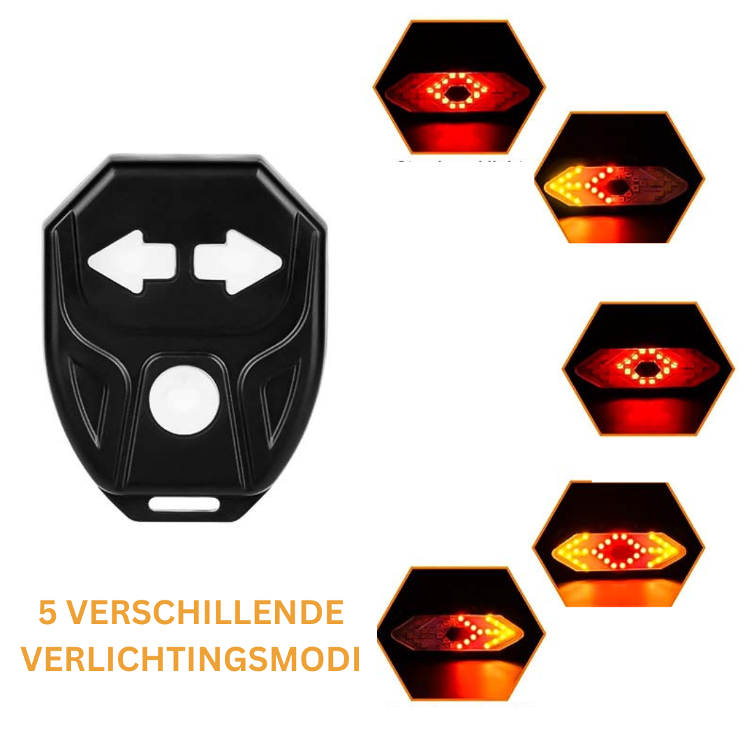 BikeLight Pro Blinklicht | Drahtloses Blinklicht für zusätzliche Sicherheit