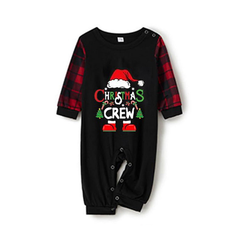 Weihnachtsmann Druck Passende Familienpyjamas - Hundepyjama Inklusive