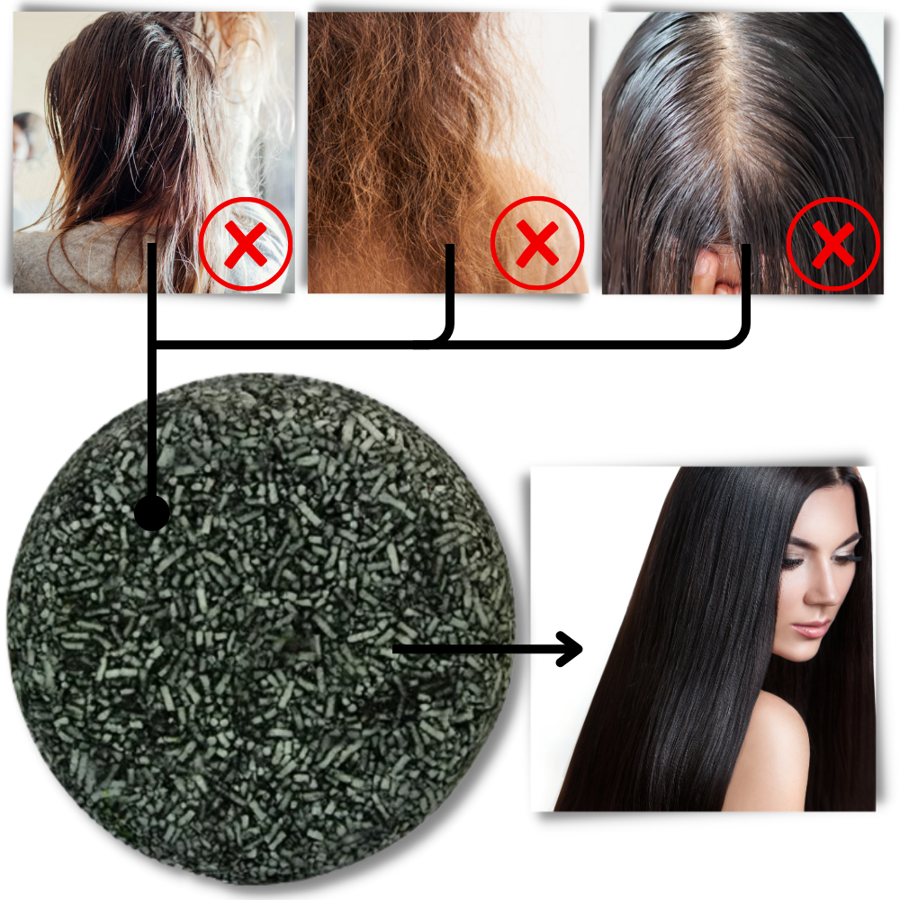 Natürliche Haarverdunkelungs-Bar-Shampoo
