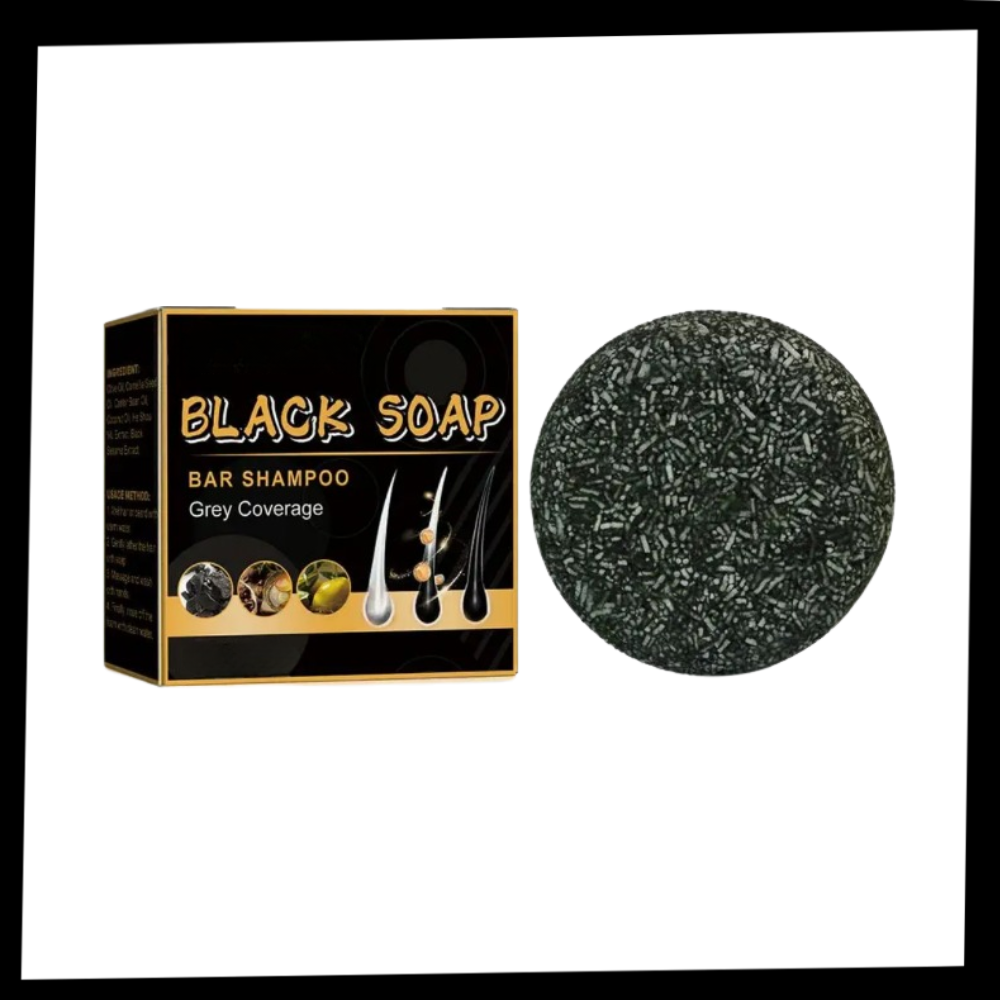 Natürliche Haarverdunkelungs-Bar-Shampoo