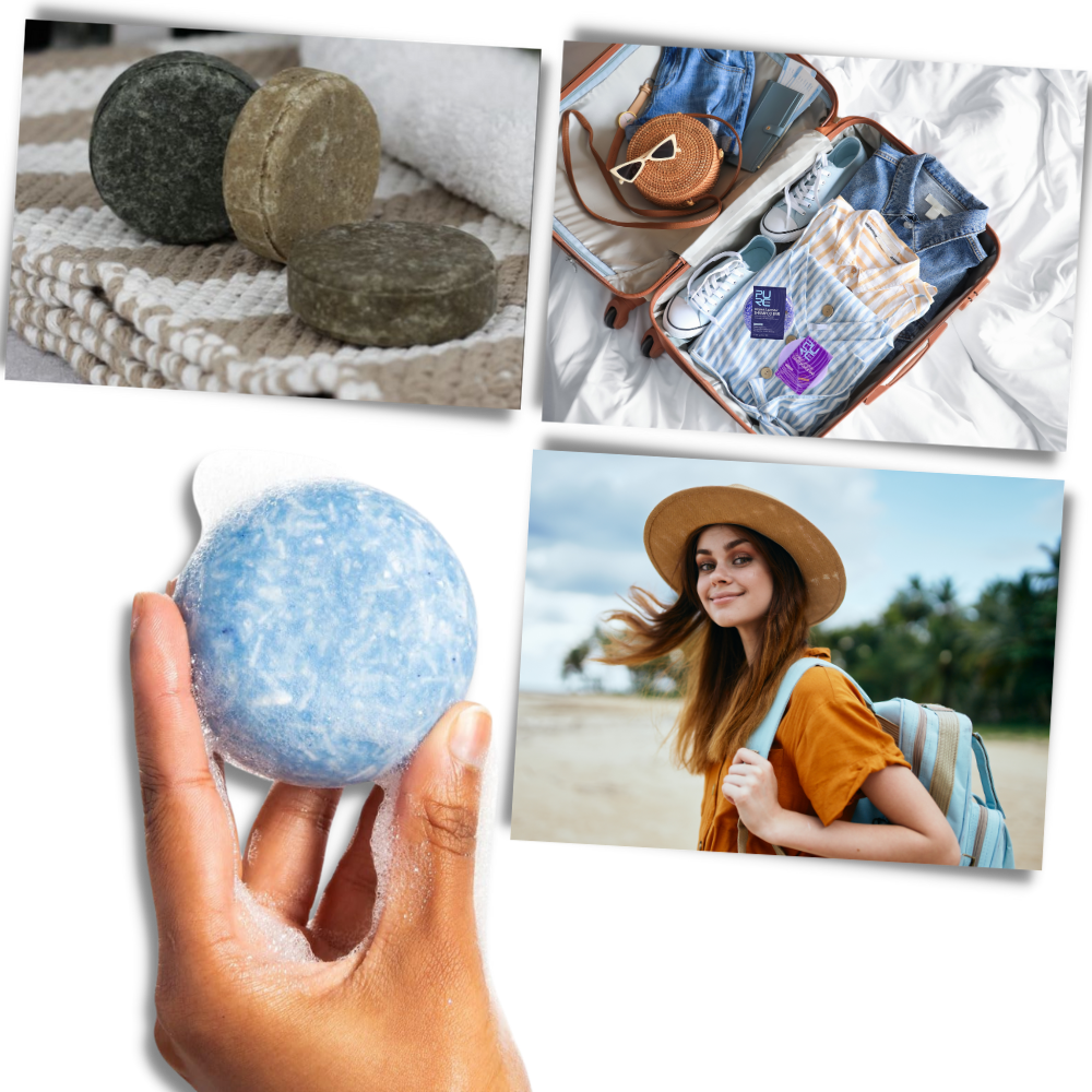 Natürliche Shampoo- und Conditioner-Bars