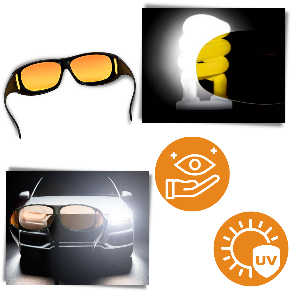 Nachtfahrklarheitsbrille