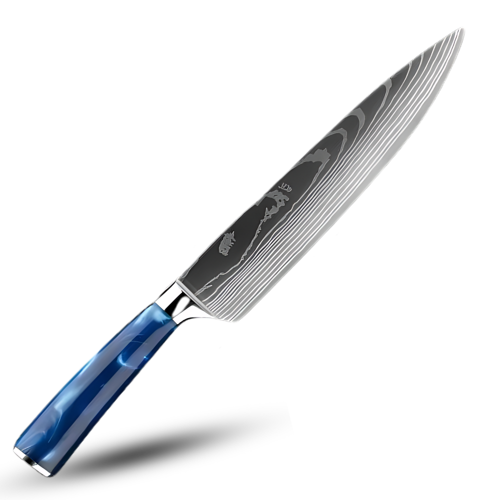 Atlantikblaue Japanische Messer