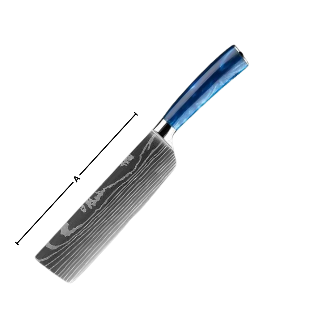 Atlantikblaue Japanische Messer