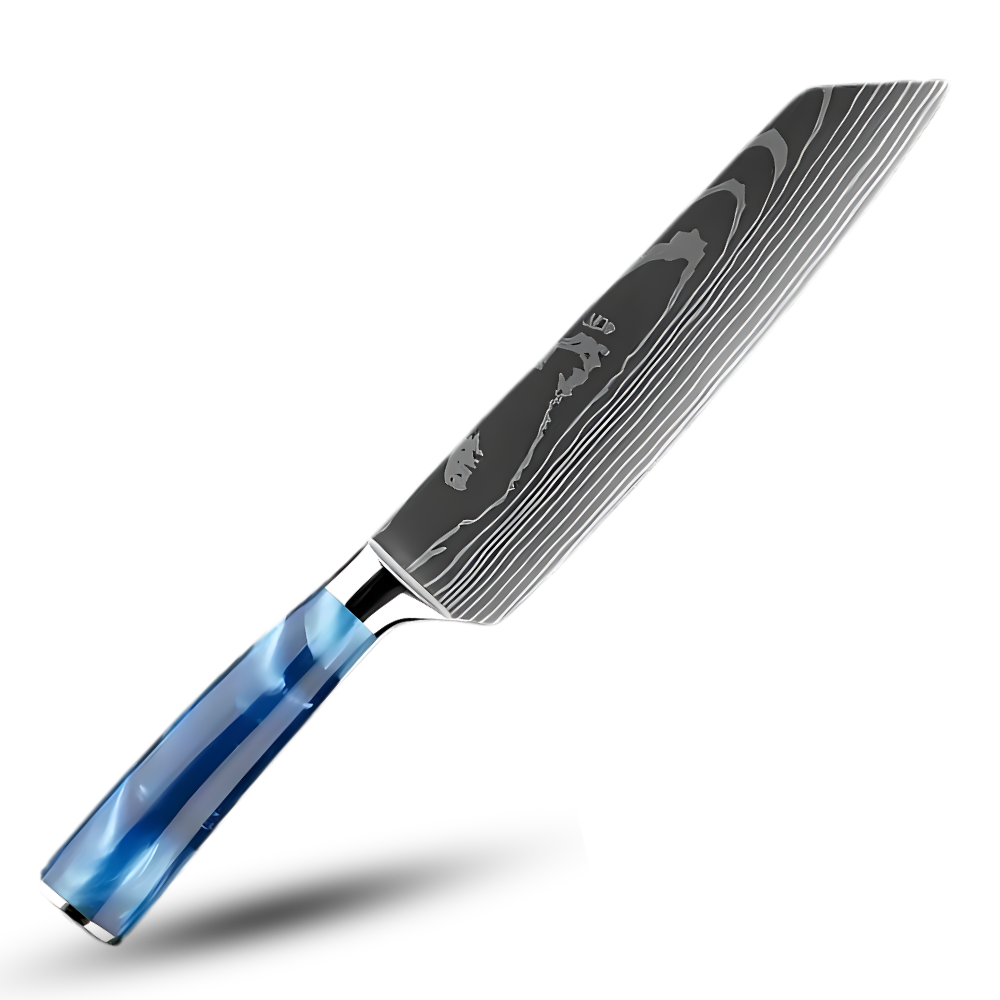 Atlantikblaue Japanische Messer