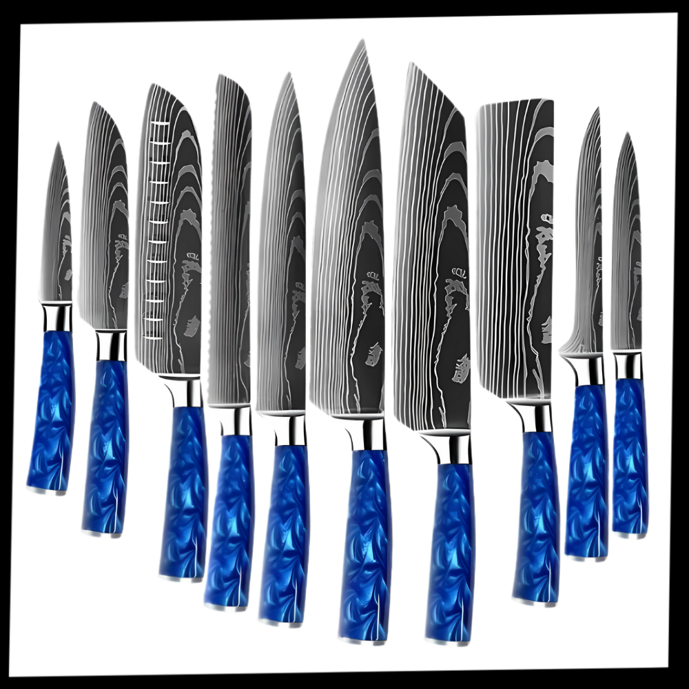 Atlantikblaue Japanische Messer