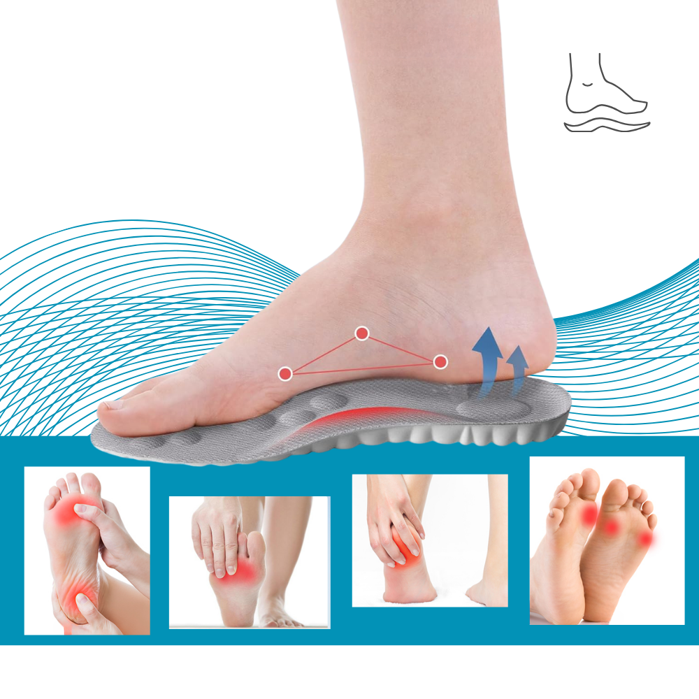 Orthopädische Memory-Schaum-Schuhsohlen