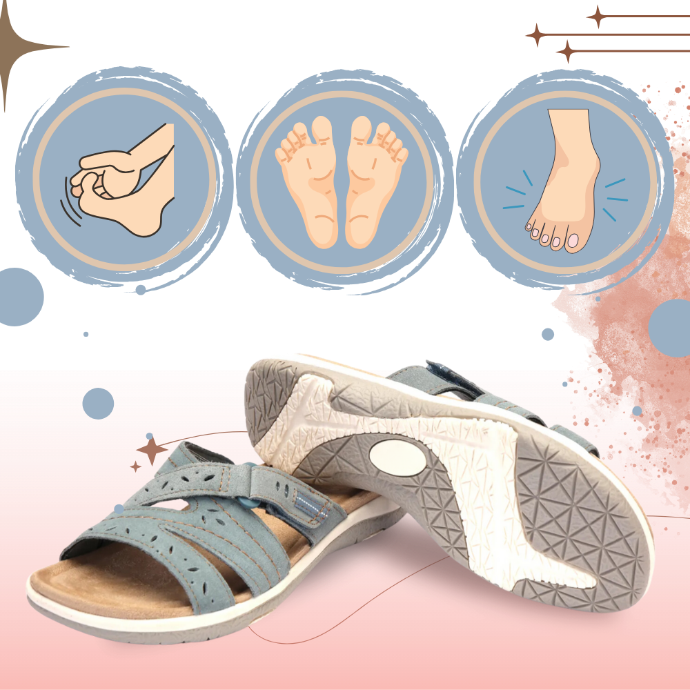 Orthopädische Einlegesohlen Sandalen mit offenen Zehen