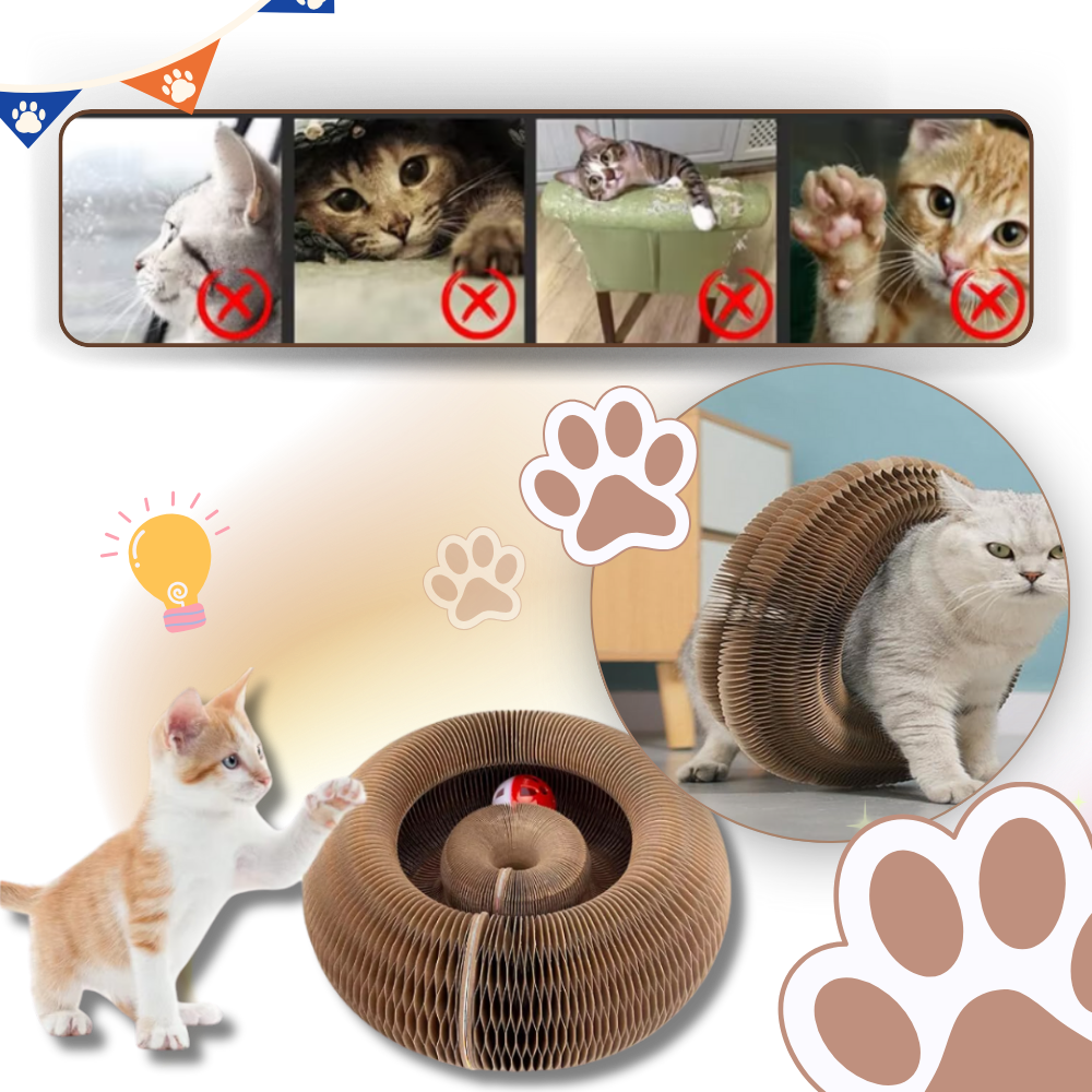 Perfekter stressabbauender Katzenkratzbaum