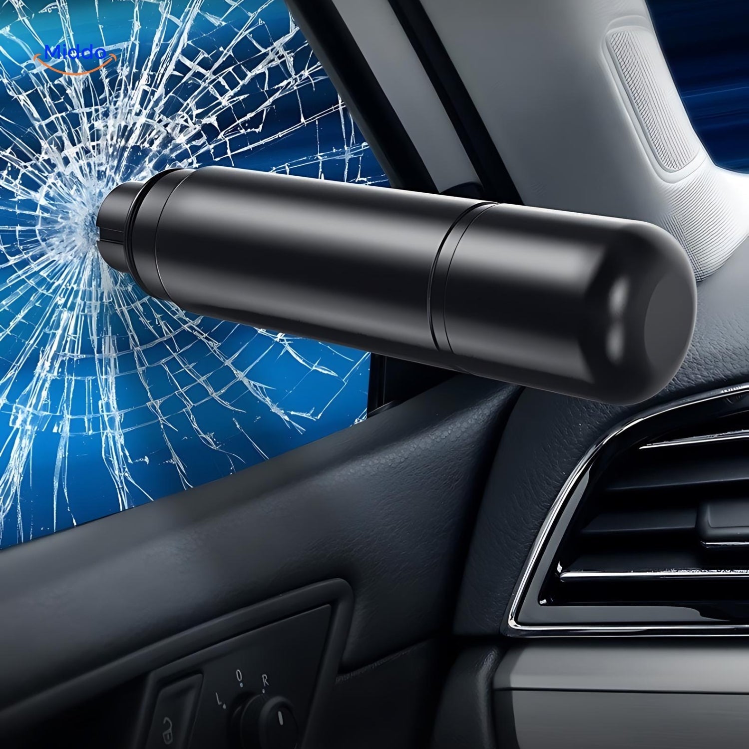 Élégance | 2-in-1 Notfallwerkzeug | Fensterbrecher - Gurtschneider - Kompakt