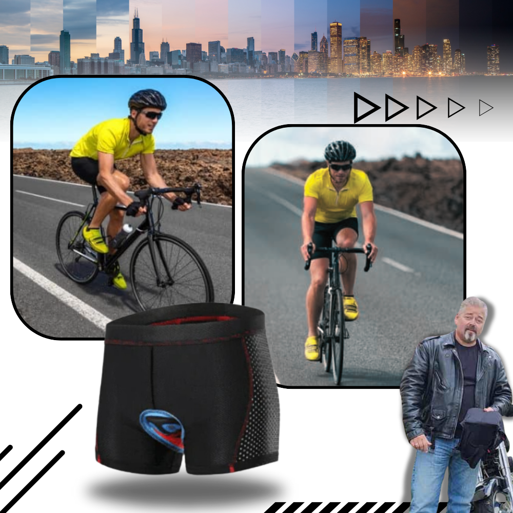 Nahtlose gepolsterte Fahrradhose