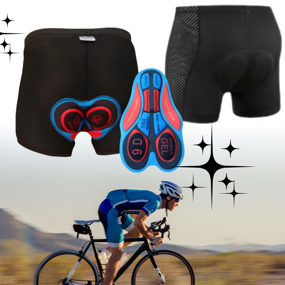 Nahtlose gepolsterte Fahrradhose