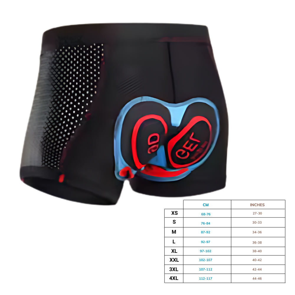 Nahtlose gepolsterte Fahrradhose