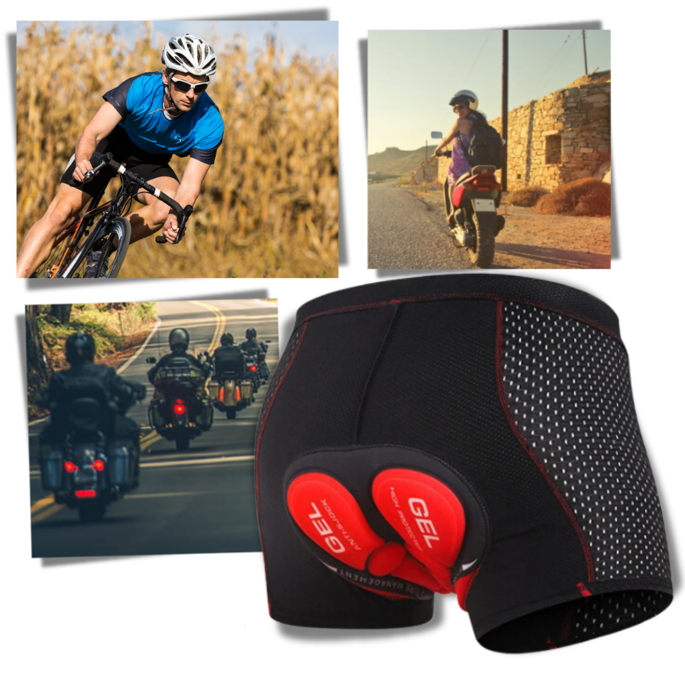 Nahtlose gepolsterte Fahrradhose