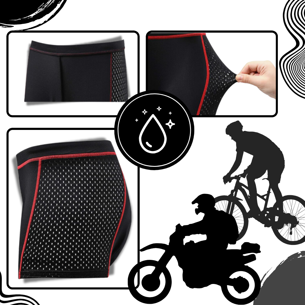 Nahtlose gepolsterte Fahrradhose