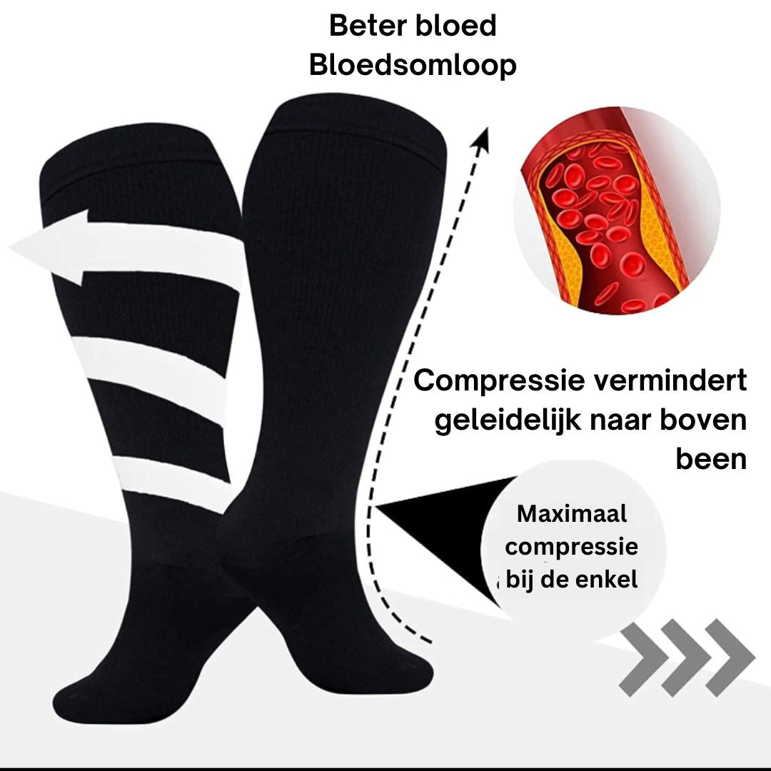 UltraSupport | Kompressionssocken Plus Size