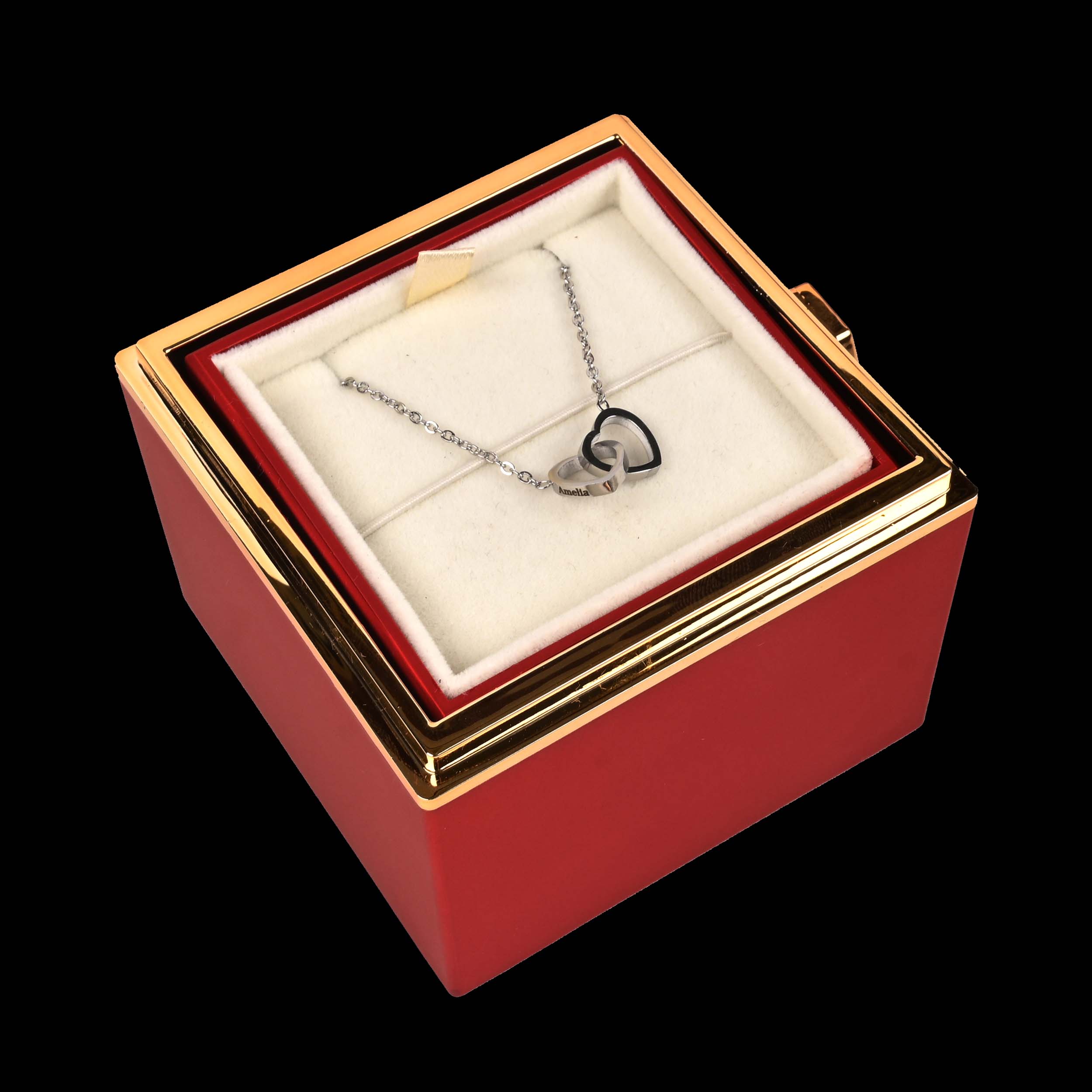 HeartBond | Halskette mit Ewiger Rose Box