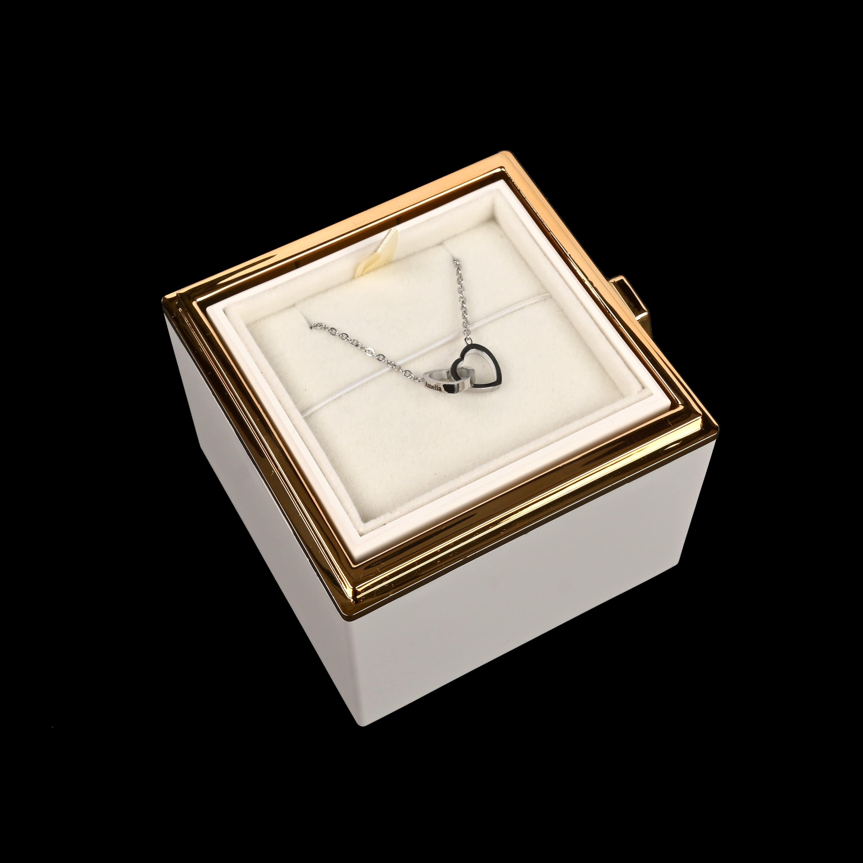 HeartBond | Halskette mit Ewiger Rose Box